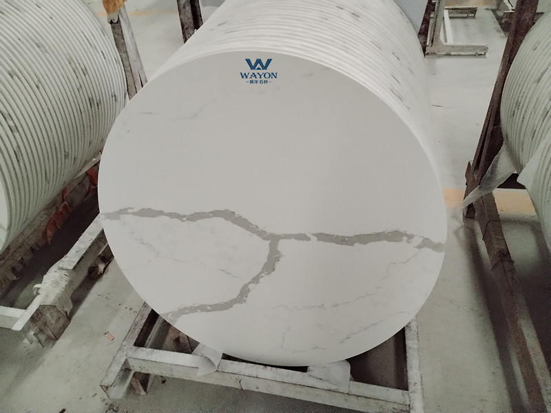 أسطح طاولات من الكوارتز الأبيض النجمي WG467