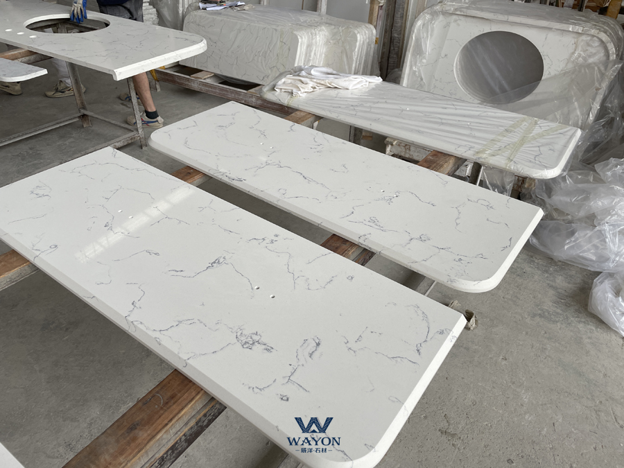سطح طاولة الزينة من الكوارتز (WG377 Arabesecato)
