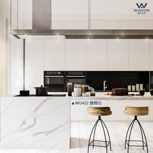 كونترتوب الكوارتز الأبيض الصلب-WG422 Calacatta Vagli