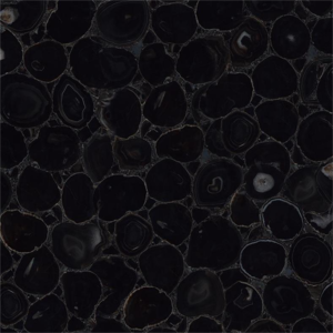 High Quality GEM Stone Slabs Supplier-GEM-108 Black Agate 02